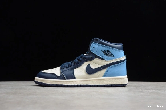 555088-140 (555088-140) Blue Obsidian 1 Jordan Kids Kid University Air 0329